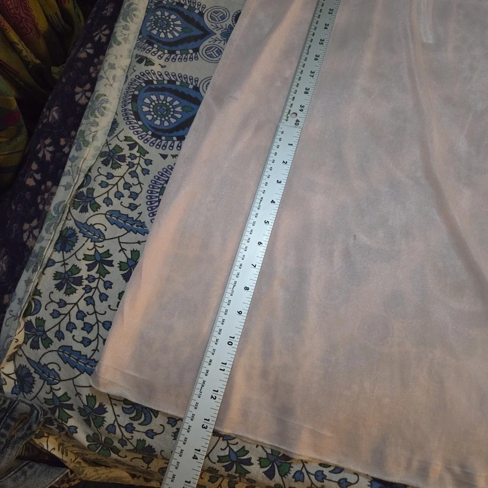 Vtg Spotlight Nightgown Small Pink Sleeveless Nylon Maxi Floral Lace Lightweight